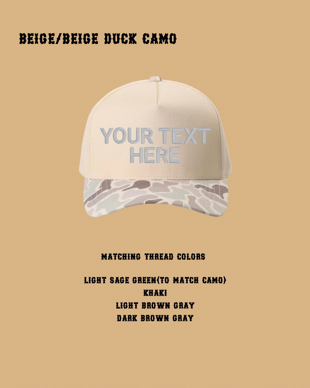Custom Embroidered Canvas Print Snapback Hat