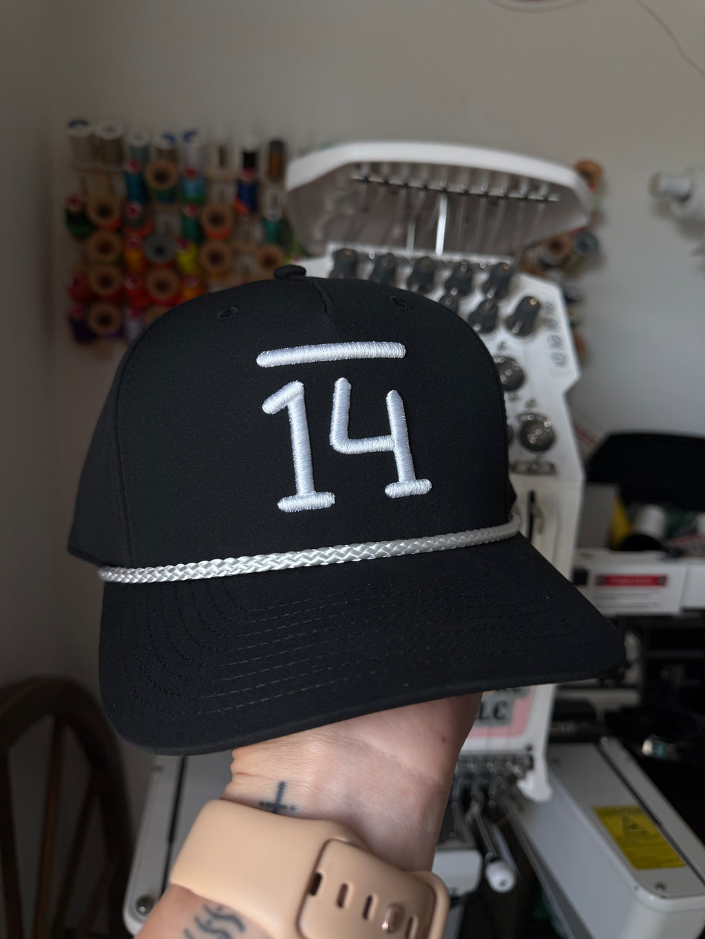 Custom 3D Puff Cattle Brand Richardson 258 Rope Hat