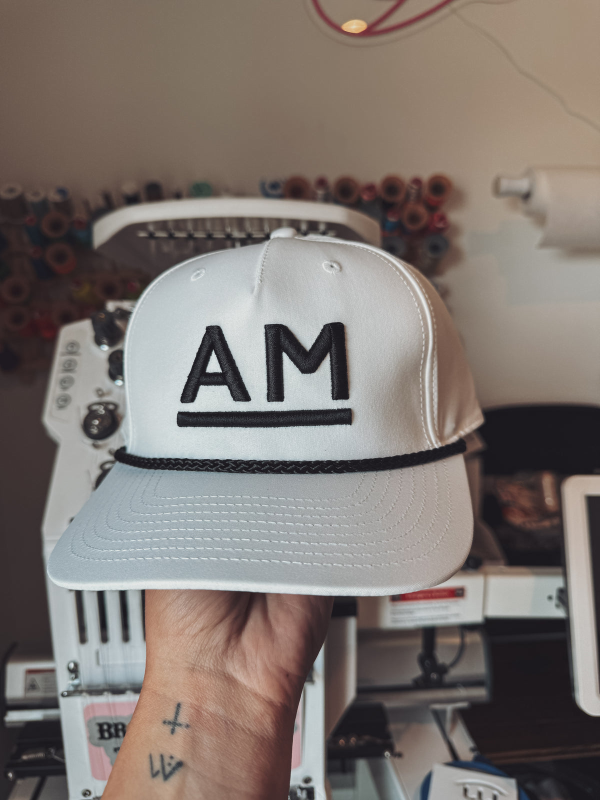 Custom 3D Puff Cattle Brand Richardson 258 Rope Hat