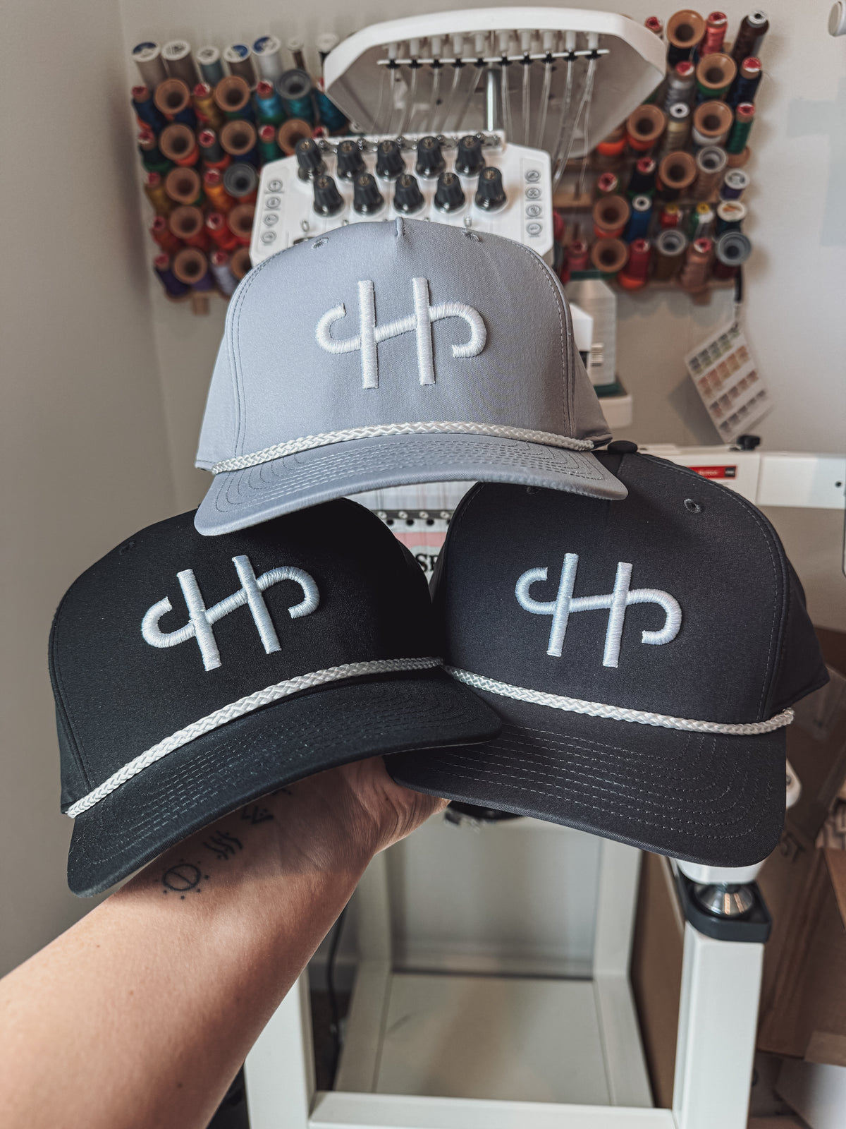 Custom 3D Puff Cattle Brand Richardson 258 Rope Hat