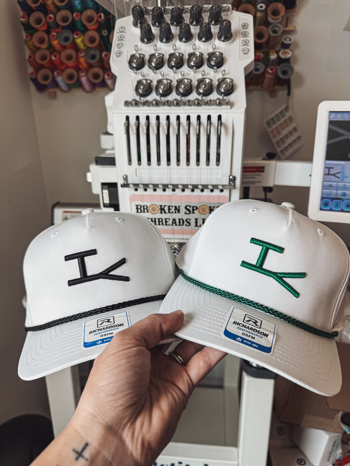 Custom 3D Puff Cattle Brand Richardson 258 Rope Hat